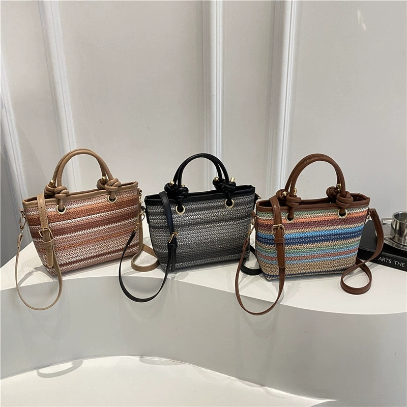 Handheld woven bag for women,  - Women Handheld Bags 评论和价格