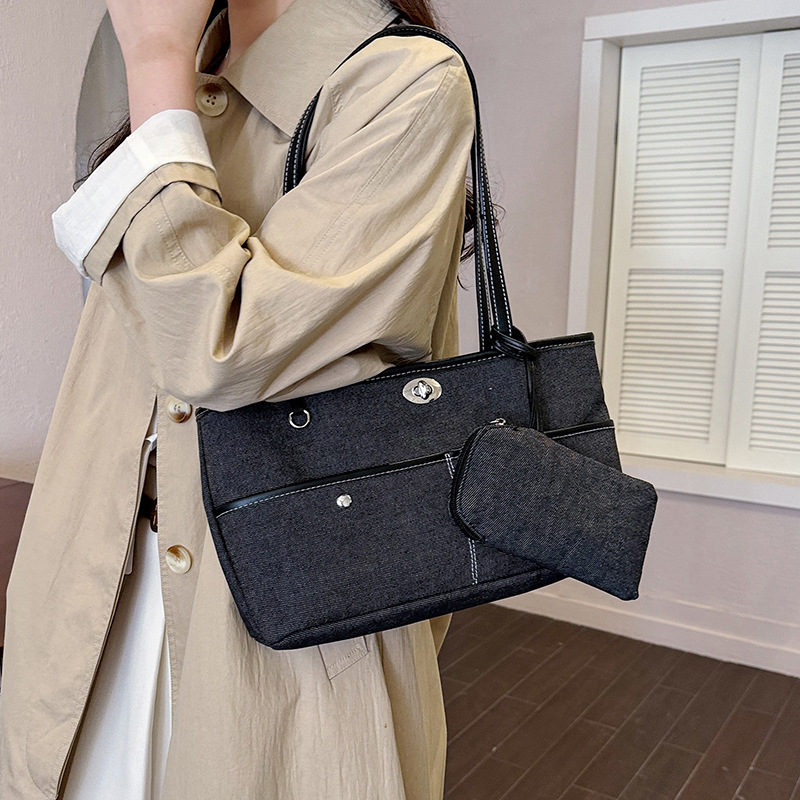 Vintage Denim Women Handbag an - Women Bags In Trend 评论和价格