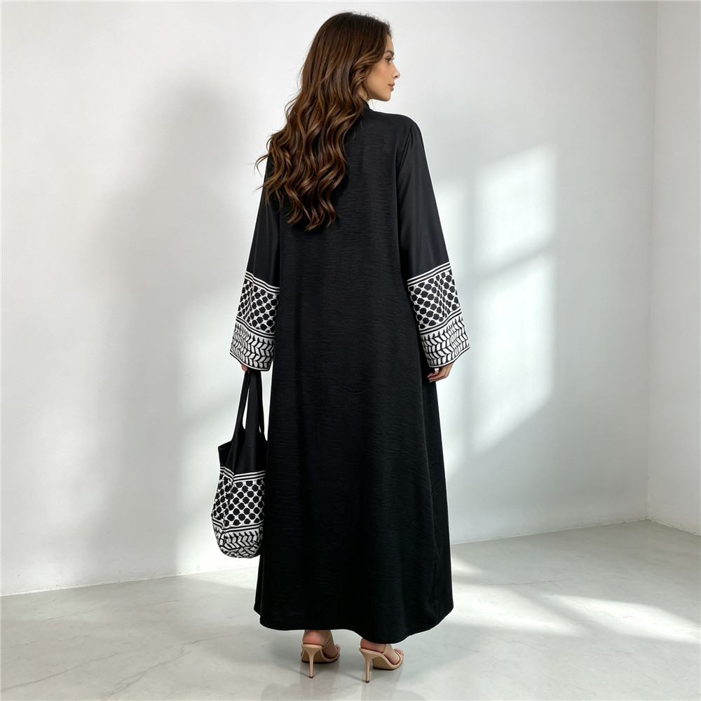 Muslim Open Front Abaya Women  - Women Bags In Dubai 评论和价格