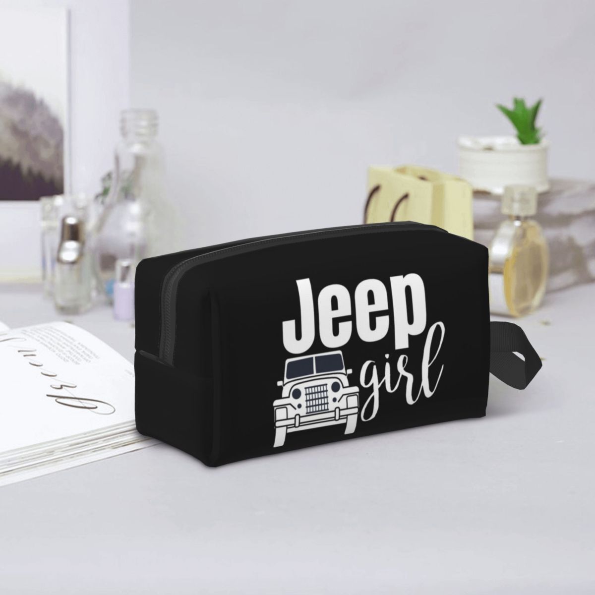 Jeep Girl Makeup Bag Cosmetic  - Women'S Jeep Bags 评论和价格