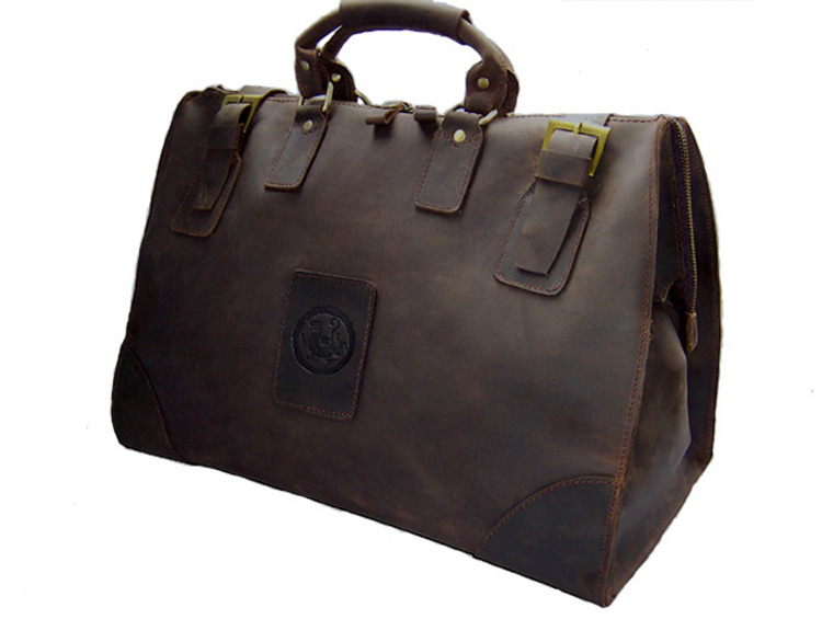 Vintage Crazy Horse Genuine Le - Doctor Bag Leather 评论和价格