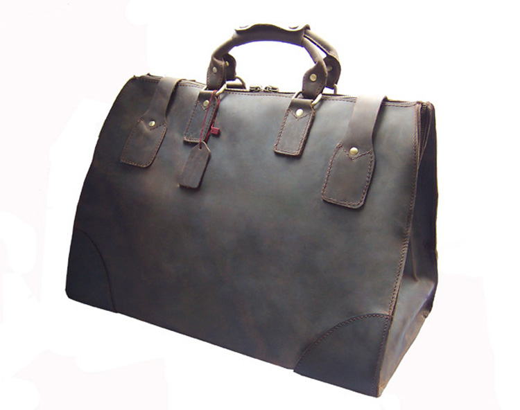 Vintage Crazy Horse Genuine Le - Doctor Bag Leather 评论和价格