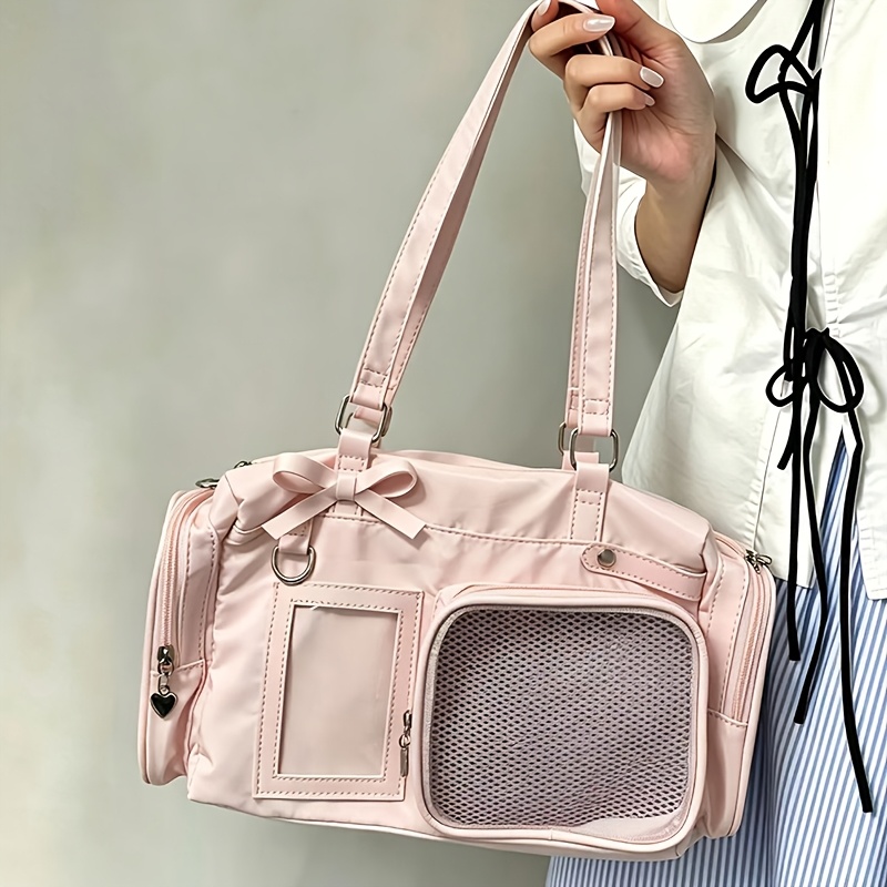 Korean Style Pink Lazy Fashion - Women Handheld Bags 评论和价格