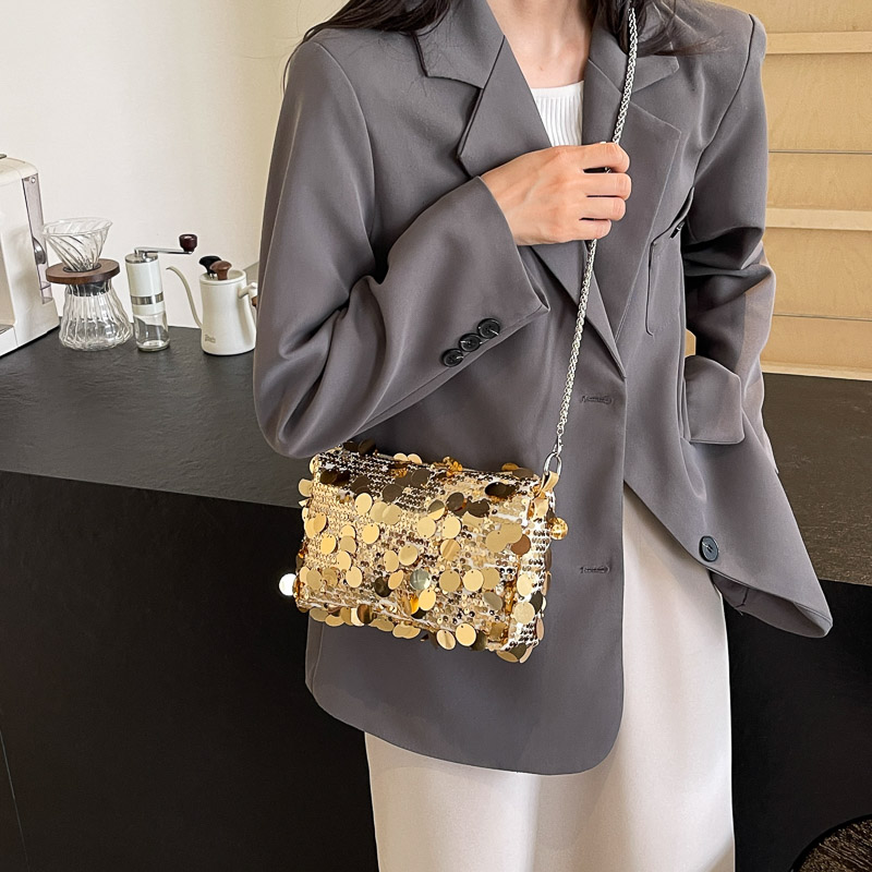 Luxury Gold Sequined Party Pur - Women Bags Dior 评论和价格