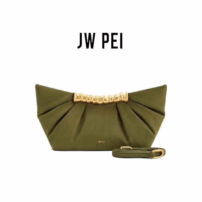 JW PEI Leia Pleated Clutch Met - Women Bags Jw Pei 评论和价格