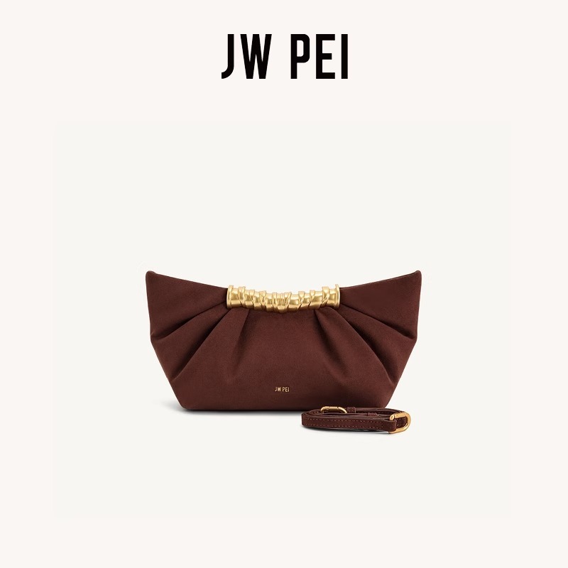 JW PEI Leia Pleated Clutch Met - Women Bags Jw Pei 评论和价格