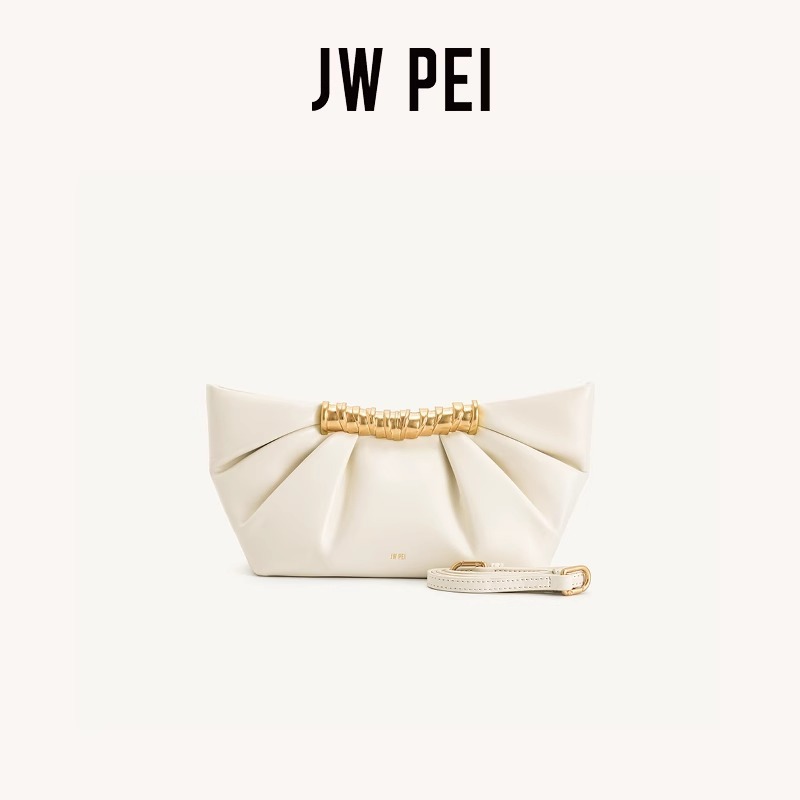 JW PEI Leia Pleated Clutch Met - Women Bags Jw Pei 评论和价格