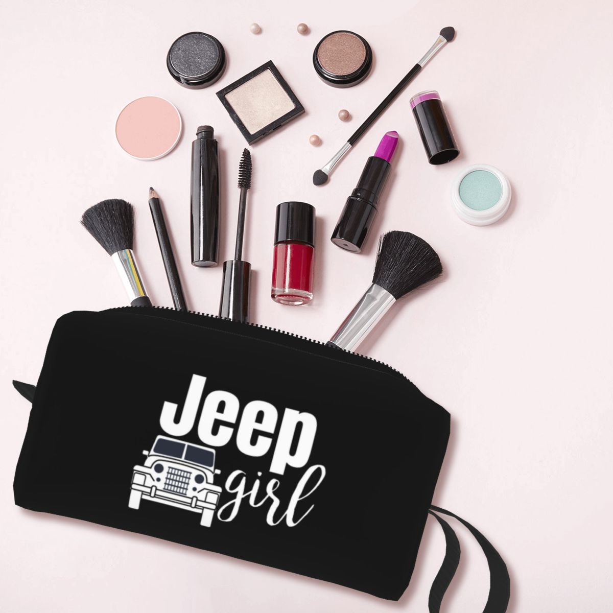 Jeep Girl Makeup Bag Cosmetic  - Women'S Jeep Bags 评论和价格