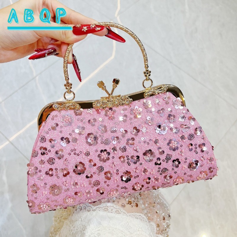 New Dinner Handbag Sequined Di - Women Bags In Trend 评论和价格