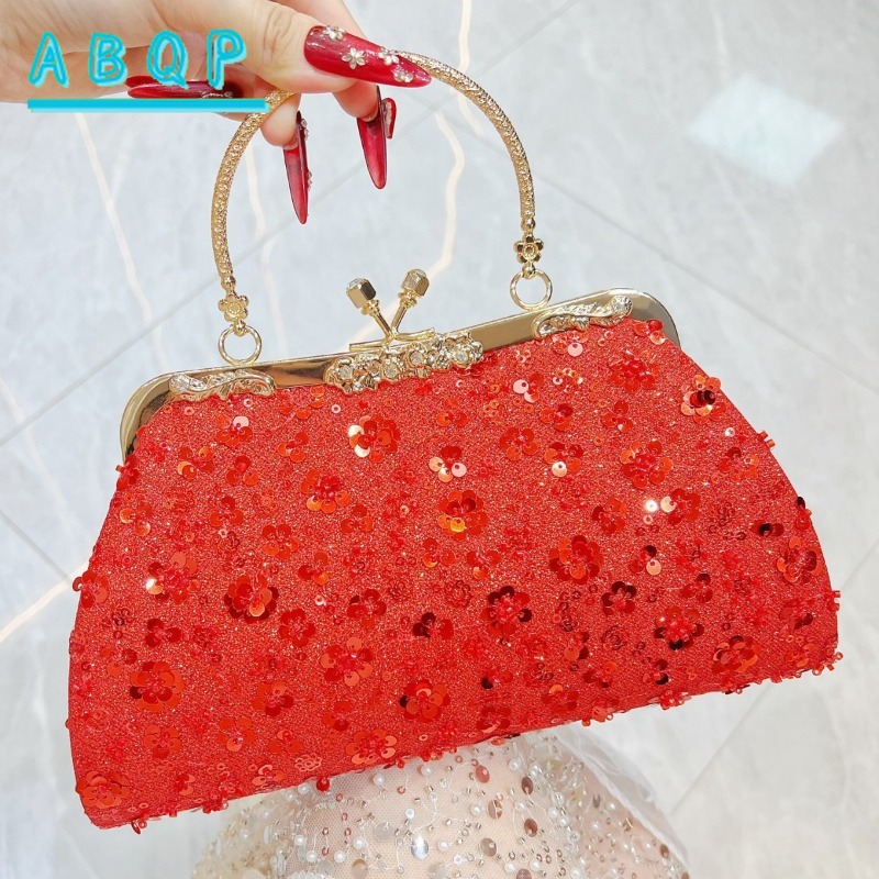 New Dinner Handbag Sequined Di - Women Bags In Trend 评论和价格