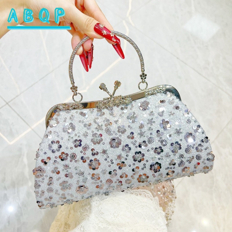New Dinner Handbag Sequined Di - Women Bags In Trend 评论和价格