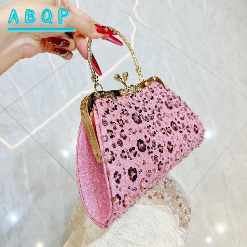 New Dinner Handbag Sequined Di - Women Bags In Trend 评论和价格