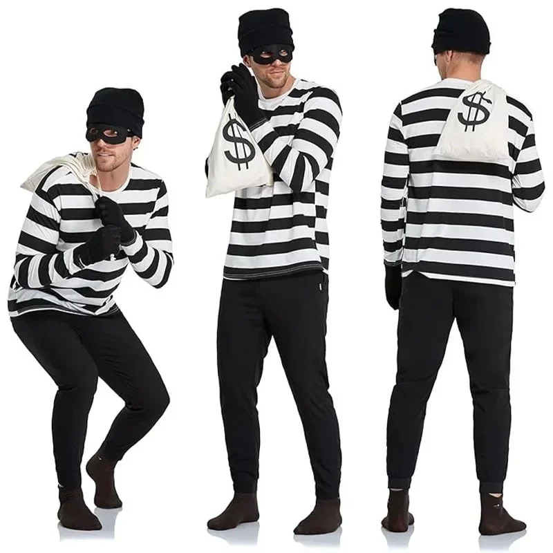 Convict Thief Cosplay Costume  - Women Bags Europe 评论和价格