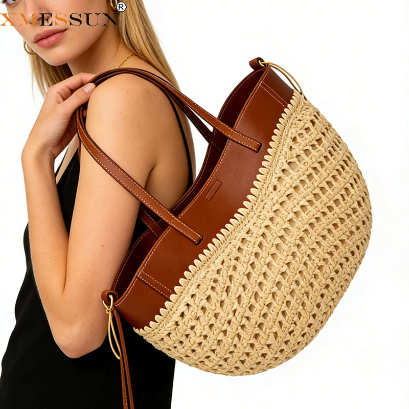 XMESSUN Women New Straw Woven  - Women Bags Jw Pei 评论和价格