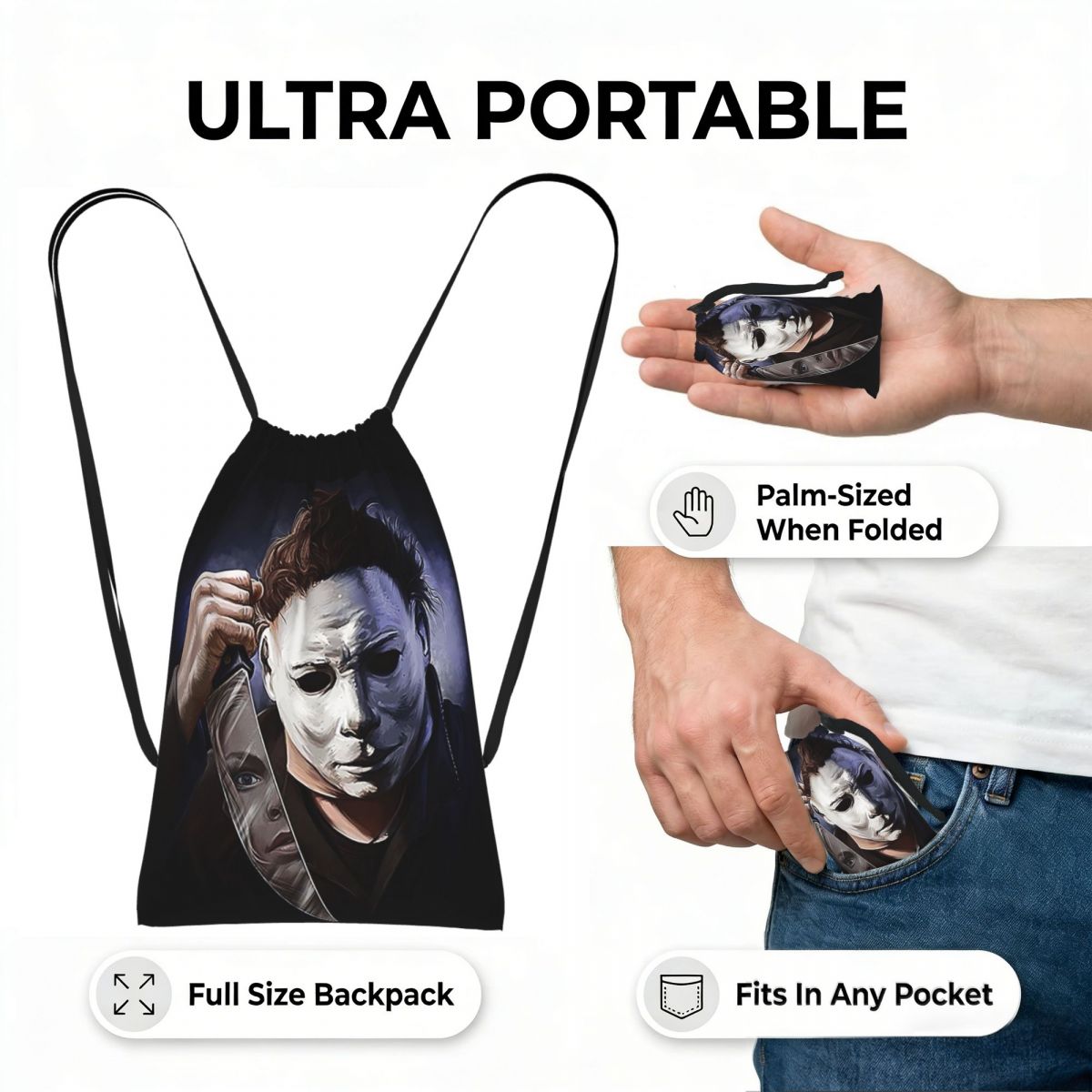 Michael Myers Drawstring Backp - Women Bags Myer 评论和价格