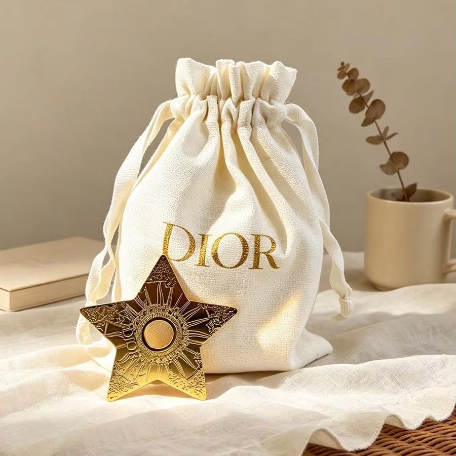 Dior Off‑White Canvas Drawstri - Women Bags Dior 评论和价格