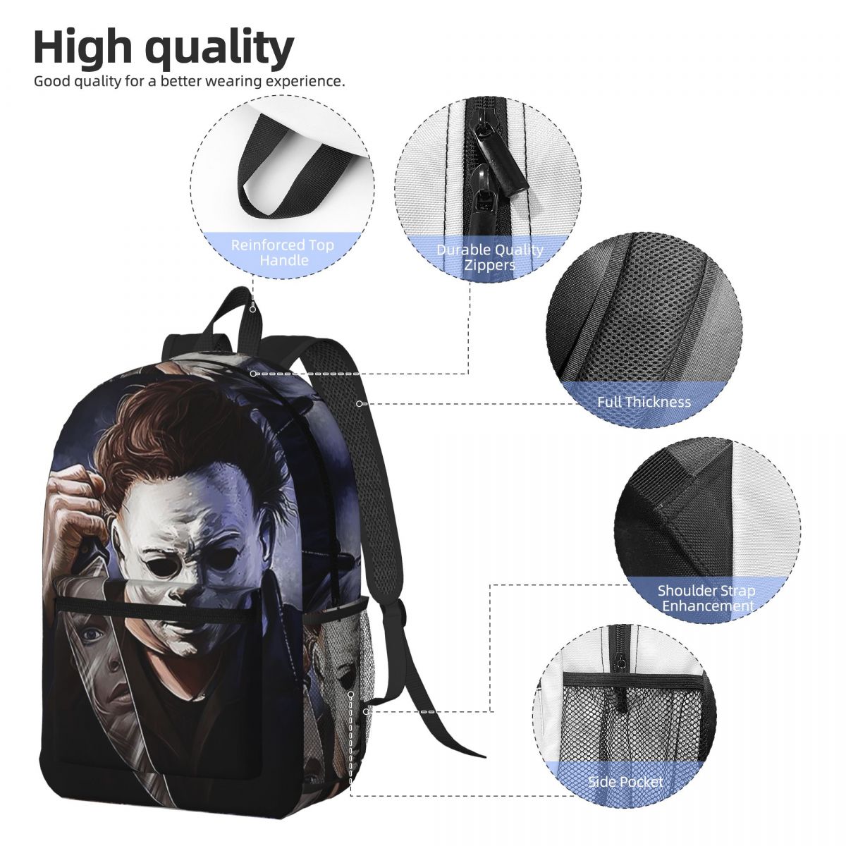 Michael Myers Backpack Boys Gi - Women Bags Myer 评论和价格