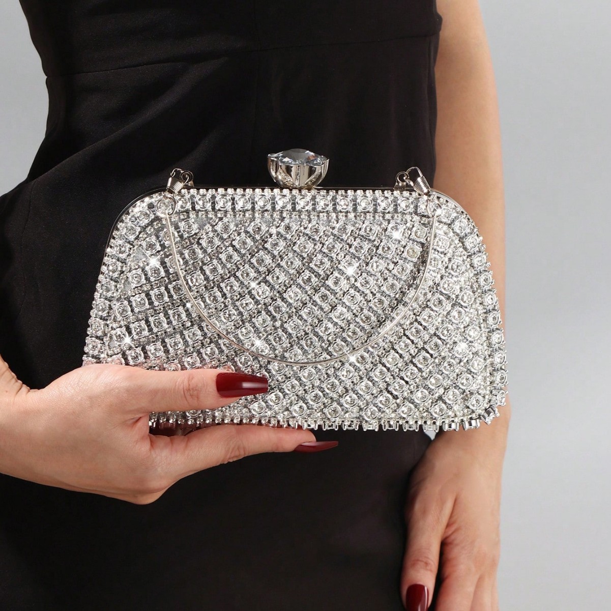 Luxury Diamonds Glitter Evenin - Clutch Bag Evening 评论和价格
